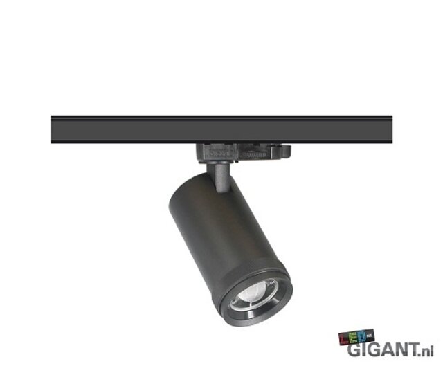 3-Phasen Trackspot Vigo Triac, schwarz, Railspot – LED-Trackstrahler mit TRIAC-Dimmfunktion, 230V, für professionelle Beleuchtung, inkl. Schienensystem, ideal für Innenräume, präzise Lichtsteuerung
