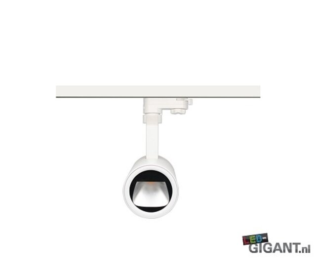 3-Phasen LED-Trackspot Madrid, schwarz, Railspot – 230V, dimmbar, 36W, 3000K, 2700lm, IP20, für professionelle Beleuchtung in Innenräumen, kompatibel mit Schienensystemen