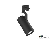 3-Phasen LED-Schienenstrahler Trackspot Salou, schwarz, 230V, 36W, 3000K, dimmbar, IP20, für 3-Phasen-Schienensysteme, 36° Lichtwinkel, 2550 Lumen, ideal für professionelle Beleuchtungslösungen