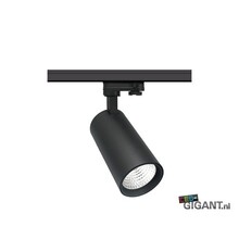 3-Phasen LED Trackspot Malaga Schwarz, Schienenstrahler für Stromschiene