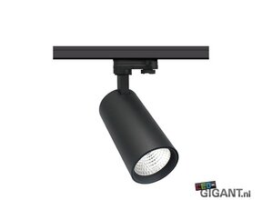 3-Phasen LED Trackspot Malaga Schwarz, Schienenstrahler für Stromschiene