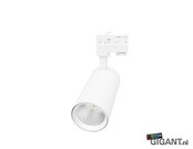 3-Phasen LED-Trackspot Malaga, schwarz, Railspot, 230V, 36W, 3000K, 2700lm, IP20, dimmbar, für Schienensysteme, präzise Ausleuchtung, energieeffizient, professionelle Beleuchtungslösung