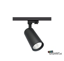 3-Phasen LED-Trackspot Malaga Fashion, schwarz, Railspot – 230V, 36W, 3000K, 24° Strahlwinkel, DMX-steuerbar, für professionelle Beleuchtung in Modegeschäften und Ausstellungen