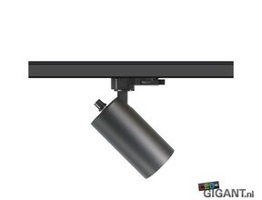 3-Phasen LED Schienenstrahler Burgos, schwarz, Schienenspot