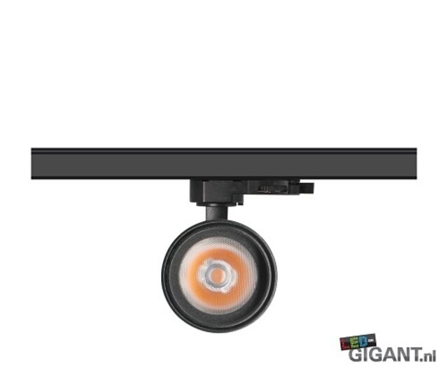 3-Phasen LED-Trackspot Burgos, schwarz, 230V, 36W, 3000K, 2700lm, Railspot, dimmbar, 36° Strahlwinkel, IP20, für professionelle Beleuchtungslösungen 3-Phasen LED-Trackspot Burgos, schwarz, 230V, 36W, 3000K, 2700lm, Railspot, dimmbar, 36° Strahlwinkel, IP20, für professionelle Beleuchtungslösungen