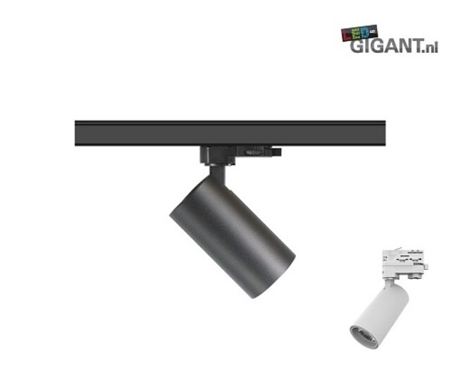 3-Phasen LED-Trackspot Burgos, schwarz, 230V, 36W, 3000K, 2700lm, Railspot, dimmbar, 36° Strahlwinkel, IP20, für professionelle Beleuchtungslösungen 3-Phasen LED-Trackspot Burgos, schwarz, 230V, 36W, 3000K, 2700lm, Railspot, dimmbar, 36° Strahlwinkel, IP20, für professionelle Beleuchtungslösungen