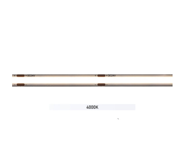 PRO COB LED Streifen Neutralweiß 9W 1250LM 480LED/m 24VDC IP20 4000K - 10m für Innenbeleuchtung, energieeffizient & hochwertig PRO COB LED Streifen Neutralweiß 9W 1250LM 480LED/m 24VDC IP20 4000K - 10m für Innenbeleuchtung, energieeffizient & hochwertig