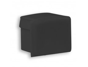 Endkappe für LED Profil Slim04 Schwarz ohne Kabeldurchführung