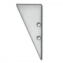 Endkappe für LED Wandprofil W13ALU – Aluminium Abschluss für LED Streifen