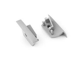 Endkappen-Set mit Kabeldurchführung L+R für LED-Profil C22ALU (2 Stück)