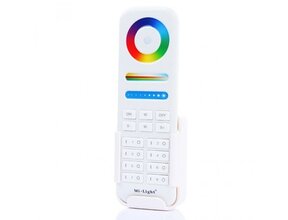 Zigbee LED Fernbedienung Weiß + Wandhalterung – 8 Zonen – FUT089Z