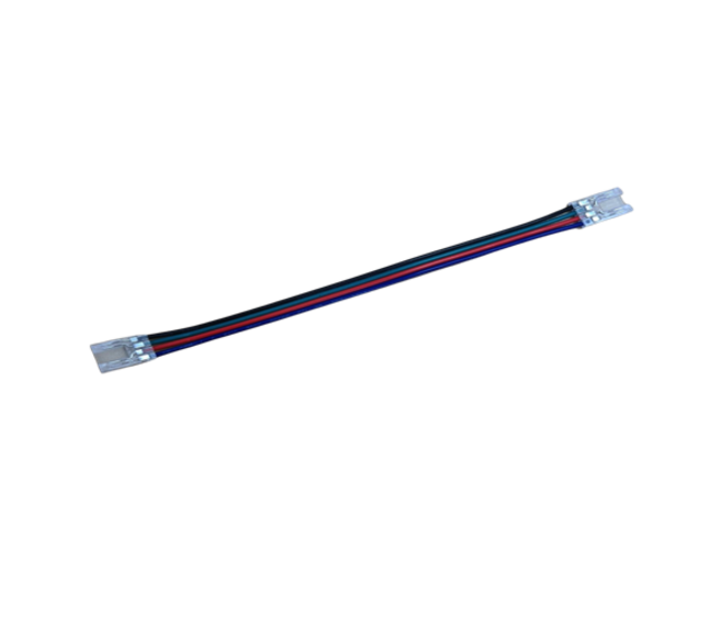 RGB COB LED Streifen Steckverbinder - Kabel zu Streifen - Beidseitig - Lötenfrei - IP20 - 12V/24V - Einfache Montage - Für flexible LED-Beleuchtung RGB COB LED Streifen Steckverbinder - Kabel zu Streifen - Beidseitig - Lötenfrei - IP20 - 12V/24V - Einfache Montage - Für flexible LED-Beleuchtung