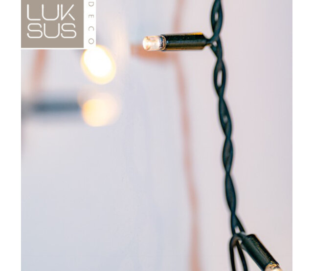 7,4 m LED Eiszapfen-Lichterkette mit 360 LEDs – Extra Warmweiß (2200K), 9 Modi, Timer & Memory-Funktion – Für Innen & Außen