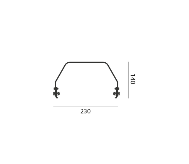 LED-Hochregal-Deckenhalterung für 100-Watt-High-Bay-Leuchten – Montagehalterung für Industriebeleuchtung, geeignet für LED-Hochregalleuchten, robuste Deckenbefestigung, 230V, IP65, 100W Leistung