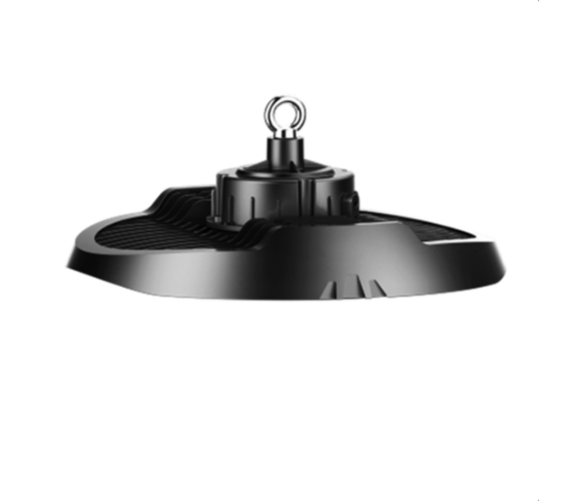 200W LED Hallenstrahler mit 110° Abstrahlwinkel, 3000K warmweiß, dimmbar, IP65, Samsung LED-Chips – energieeffizient für Industrie- und Lagerhallen