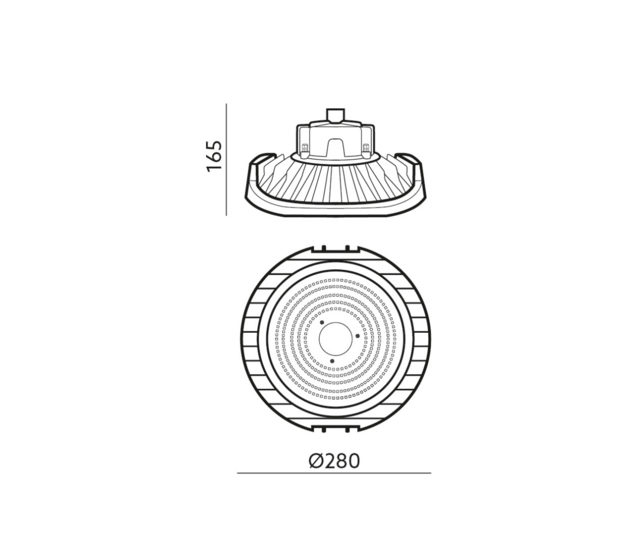 150W LED High Bay Deckenstrahler, 3000K Warmweiß, 110° Abstrahlwinkel, IP65, dimmbar, Samsung LED-Chips, energieeffizient, für Industrie und Lagerhallen 150W LED High Bay Deckenstrahler, 3000K Warmweiß, 110° Abstrahlwinkel, IP65, dimmbar, Samsung LED-Chips, energieeffizient, für Industrie und Lagerhallen