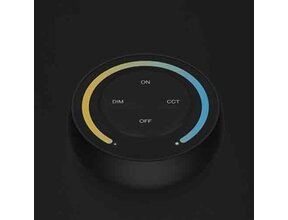 Dual White LED Wandschalter Dimmer - Schwarz - Kabellos - S1-B