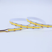 COB LED Streifen 5 mm warmweiß 3000K – 24 V, 5 W/m, 850 lm/m, CRI 90, 384 LED/m, IP20, 5 m Rolle
