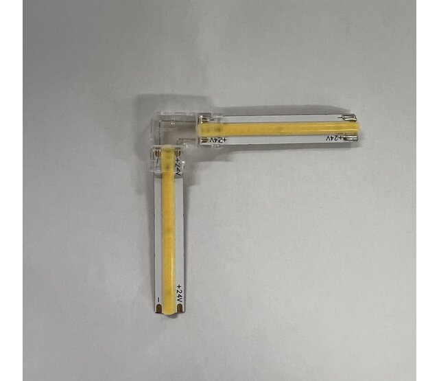 Transparenter COB LED Streifen Eckverbinder 8mm - IP20 für präzise Lichtführung, 90° Winkelanschluss, kompatibel mit 8mm breiten COB LED Streifen, ideal für Innenbeleuchtung Transparenter COB LED Streifen Eckverbinder 8mm - IP20 für präzise Lichtführung, 90° Winkelanschluss, kompatibel mit 8mm breiten COB LED Streifen, ideal für Innenbeleuchtung