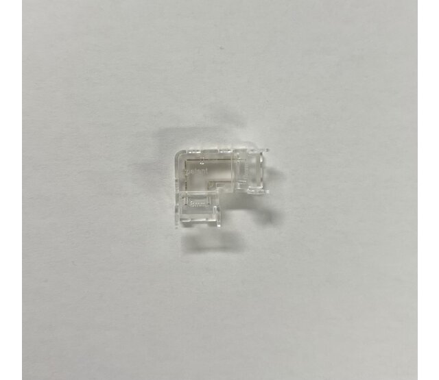 Transparenter COB LED Streifen Eckverbinder 8mm - IP20 für präzise Lichtführung, 90° Winkelanschluss, kompatibel mit 8mm breiten COB LED Streifen, ideal für Innenbeleuchtung Transparenter COB LED Streifen Eckverbinder 8mm - IP20 für präzise Lichtführung, 90° Winkelanschluss, kompatibel mit 8mm breiten COB LED Streifen, ideal für Innenbeleuchtung