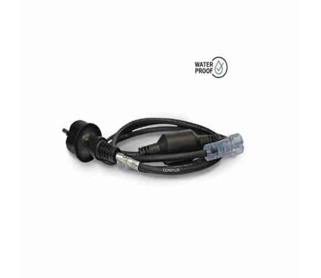 Wasserdichtes, koppelbares LED-Stromkabel 1,5 m 230V, IP67 – Startset PRO von User für flexible LED-Lichtschläuche, ideal für Innen- und Außenbeleuchtung
