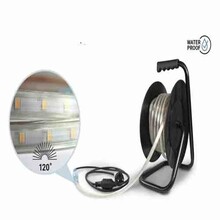 Koppelbare wasserdichte LED Lichtschlauch auf Spule - 10m - 4000K 230V 60W - inkl. Kabel