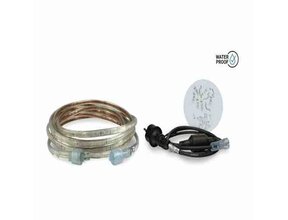 Koppelbarer wasserdichter LED Lichtschlauch 5m, 4000K neutralweiß, 30W, 230V mit 1,5m Netzkabel – STARTSET