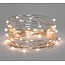Weihnachtsbeleuchtung Luksus Lichtregen - LED Lichtervorhang 10 x 3 m, 300 warmweiße LEDs, Silberdraht, IP44, Innen- & Außenbereich, Blitzfunktion, wetterfest