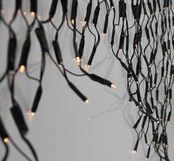 Luksus LED Lichternetz mit Flash-Funktion, 296 LEDs, 300x60 cm, warmweiß, IP44 – Für Innen- und Außenbereich