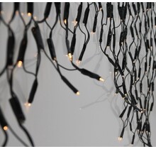 Luksus LED Lichternetz mit Flash-Funktion, 296 LEDs, 300x60 cm, warmweiß, IP44 – Für Innen- und Außenbereich