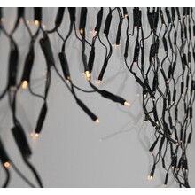 Luksus LED Lichternetz mit Flash-Funktion – 296 LEDs – 300x60cm – Warmweiß – IP44 Innen & Außen