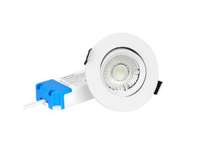 Zigbee 3.0 LED Einbauspot Tunable White 6W (2700K–6500K) – dimmbar, 36° Abstrahlwinkel, 470 lm, IP33, kompatibel mit Philips Hue & Alexa