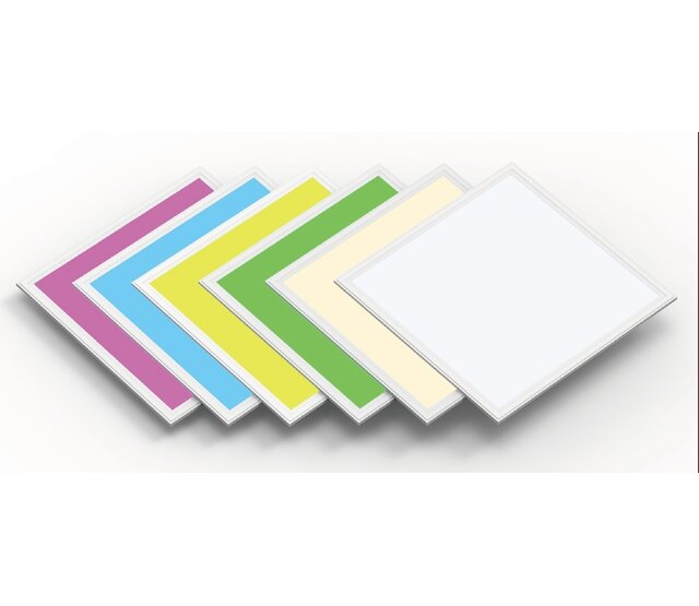 LED Panel 60x60 cm - RGB CCT-Technologie - Tunable White - Farbwechsel zwischen kaltem und warmem Weiß - 60x60 cm Deckenpanel - energieeffiziente LED-Beleuchtung