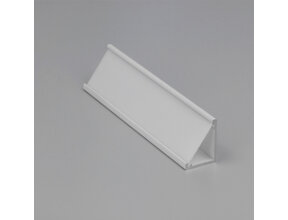 Weißes LED Eckprofil 2m mit opaler Abdeckung 16,5x16,5mm – C12WEISS DUO
