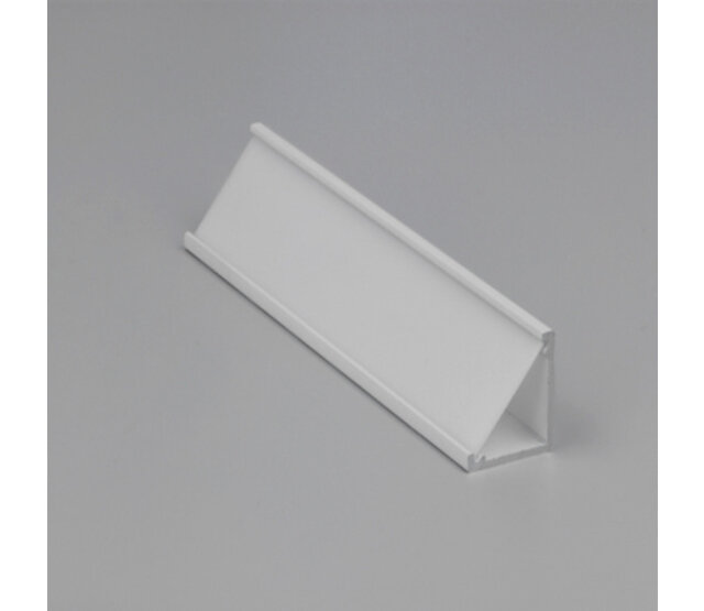 Winkelprofil für LED Streifen 200 cm, opalweiß, 16,5 mm x 16,5 mm, mit opaler Abdeckung – C12WEISS DUO, ideal für indirekte Beleuchtung Winkelprofil für LED Streifen 200 cm, opalweiß, 16,5 mm x 16,5 mm, mit opaler Abdeckung – C12WEISS DUO, ideal für indirekte Beleuchtung