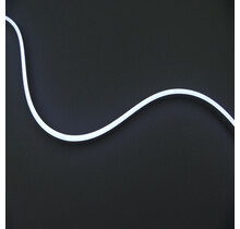 LED Neon Flex 6x12 mm seitlich neutralweiß 4000K – 24 V, 9,6 W/m, 384 lm/m, 120 LED/m, IP67, 5 m Rolle