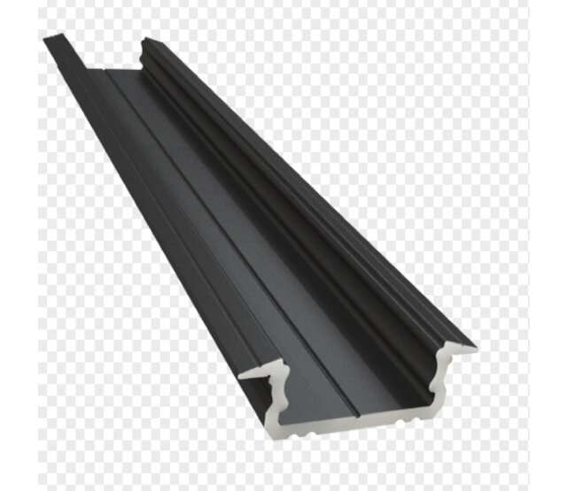 Schwarzes LED-Einbauprofil 200 cm mit opaker Klickabdeckung, 16 mm x 6,10 mm, für LED-Streifen, 08.2SCHWARZ – Hochwertiges Aluminiumprofil für professionelle LED-Beleuchtung Schwarzes LED-Einbauprofil 200 cm mit opaker Klickabdeckung, 16 mm x 6,10 mm, für LED-Streifen, 08.2SCHWARZ – Hochwertiges Aluminiumprofil für professionelle LED-Beleuchtung
