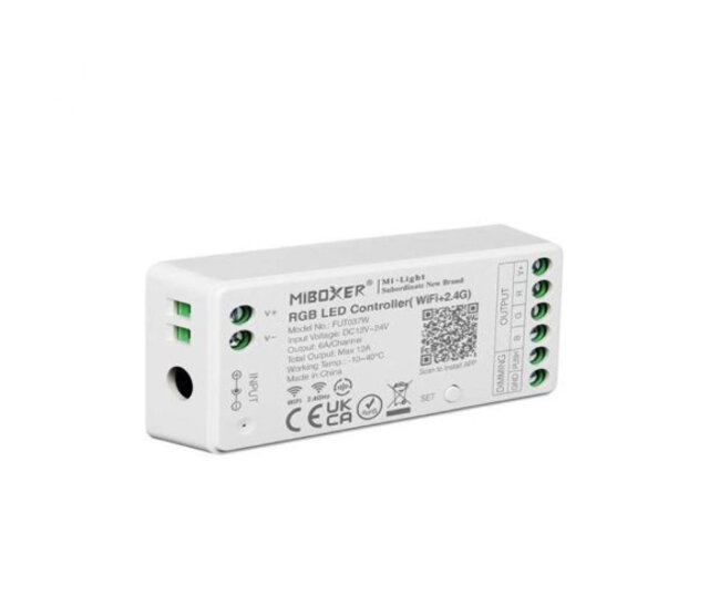Zigbee LED Controller 3-in-1 für RGB/RGBW/RGBWW/RGBCCT LED Streifen 12-24-48V – FUT037ZP+ | Smart Home Steuerung, dimmbar, kompatibel mit Alexa & Google Home Zigbee LED Controller 3-in-1 für RGB/RGBW/RGBWW/RGBCCT LED Streifen 12-24-48V – FUT037ZP+ | Smart Home Steuerung, dimmbar, kompatibel mit Alexa & Google Home