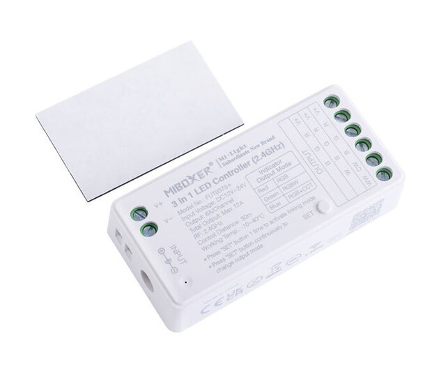 Zigbee LED Controller 3-in-1 für RGB/RGBW/RGBWW/RGBCCT LED Streifen 12-24-48V – FUT037ZP+ | Smart Home Steuerung, dimmbar, kompatibel mit Alexa & Google Home Zigbee LED Controller 3-in-1 für RGB/RGBW/RGBWW/RGBCCT LED Streifen 12-24-48V – FUT037ZP+ | Smart Home Steuerung, dimmbar, kompatibel mit Alexa & Google Home