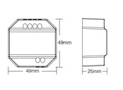 Draadloser AC TRIAC LED-Dimmer – Phasenabschnitt-Dimmer für LED-Streifen & Leuchten – Miboxer WL-SW1 – 230V, 1000W, App-Steuerung, kompatibel mit Smart Home Draadloser AC TRIAC LED-Dimmer – Phasenabschnitt-Dimmer für LED-Streifen & Leuchten – Miboxer WL-SW1 – 230V, 1000W, App-Steuerung, kompatibel mit Smart Home