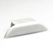 17.1W Weiß Endkappe ohne Kabeldurchführung für LED Aluminiumprofil