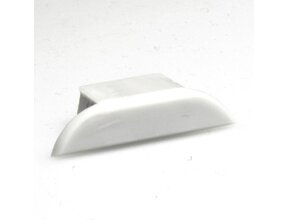 17.1W Weiß Endkappe ohne Kabeldurchführung für LED Aluminiumprofil