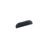 17.1 Schwarz Endkappe ohne Kabeldurchführung für LED-Streifen, Aluminiumprofil 17 mm, schwarz eloxiert