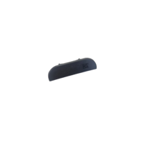 17.1 Schwarz Endkappe ohne Kabeldurchführung für LED-Streifen, Aluminiumprofil 17 mm, schwarz eloxiert