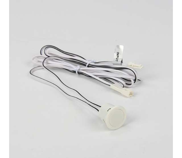 LED-Einbau-Sensor-Touch-Dimmer für einfarbige LED-Streifen – STD004A Weiß, 12-24V DC, IP20, 150W max., dimmbar, berührungsempfindlich, ideal für Innenbeleuchtung LED-Einbau-Sensor-Touch-Dimmer für einfarbige LED-Streifen – STD004A Weiß, 12-24V DC, IP20, 150W max., dimmbar, berührungsempfindlich, ideal für Innenbeleuchtung