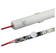 LED Aluminiumprofil mit einstellbarem PIR-Bewegungssensor, dimmbar, 24V, 12W, Modell SPIR002 – Für wohnliche und gewerbliche Beleuchtung