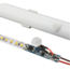 LED-Sensor Luksus LED-Aluprofil mit integriertem PIR-Sensor SPIR005 – 5W Leistung, 24V, 3000K, 500lm, 1 Meter Länge, Schutzart IP20, für LED-Streifen, Bewegungsmelder, dimmbar, moderne energieeffiziente Beleuchtung