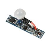 LED-Aluprofil mit integriertem PIR-Sensor SPIR005 – 5W Leistung, 24V, 3000K, 500lm, 1 Meter Länge, Schutzart IP20, für LED-Streifen, Bewegungsmelder, dimmbar, moderne energieeffiziente Beleuchtung