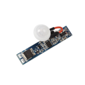 LED-Aluprofil mit integriertem PIR-Sensor SPIR005 – 5W Leistung, 24V, 3000K, 500lm, 1 Meter Länge, Schutzart IP20, für LED-Streifen, Bewegungsmelder, dimmbar, moderne energieeffiziente Beleuchtung