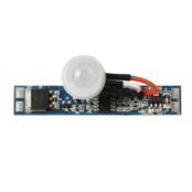 LED-Aluprofil mit integriertem PIR-Sensor SPIR005 – 5W Leistung, 24V, 3000K, 500lm, 1 Meter Länge, Schutzart IP20, für LED-Streifen, Bewegungsmelder, dimmbar, moderne energieeffiziente Beleuchtung